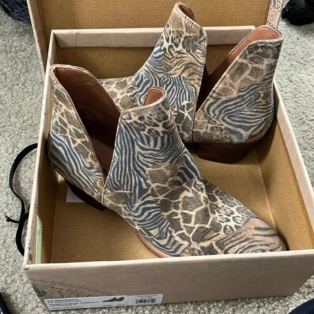 Free People Animal Charm Double V Boot